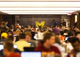 university of michigan uses nfc wristbands for mhacks