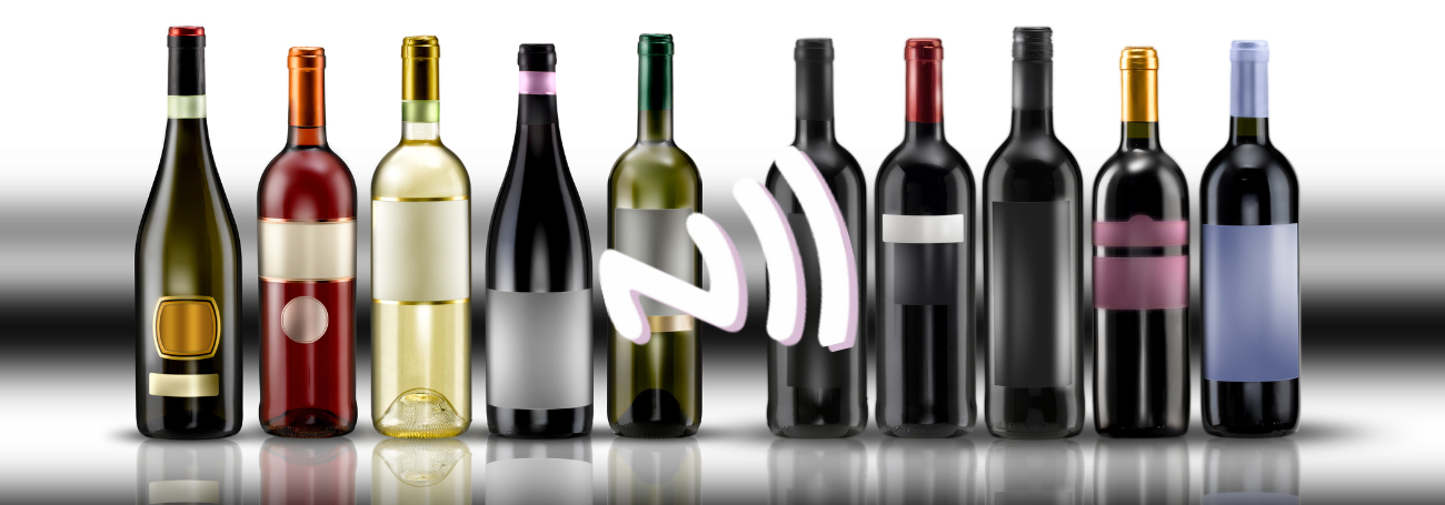 nfc wine label bottle security