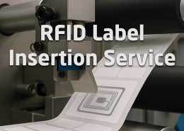 rfid nfc inlay insertion service to printed prime labels