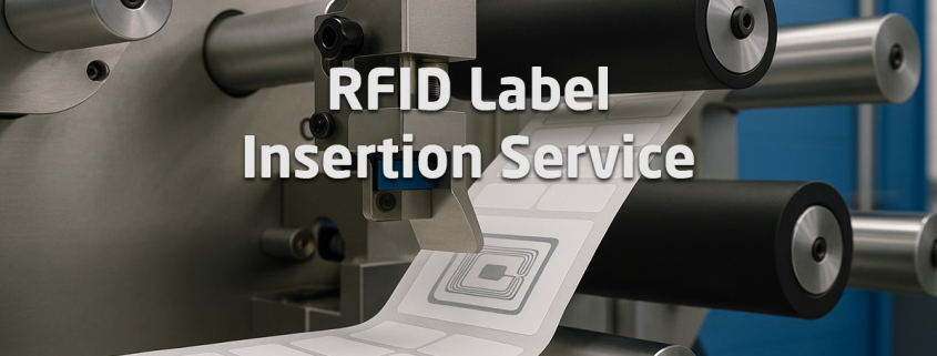 rfid nfc inlay insertion service to printed prime labels